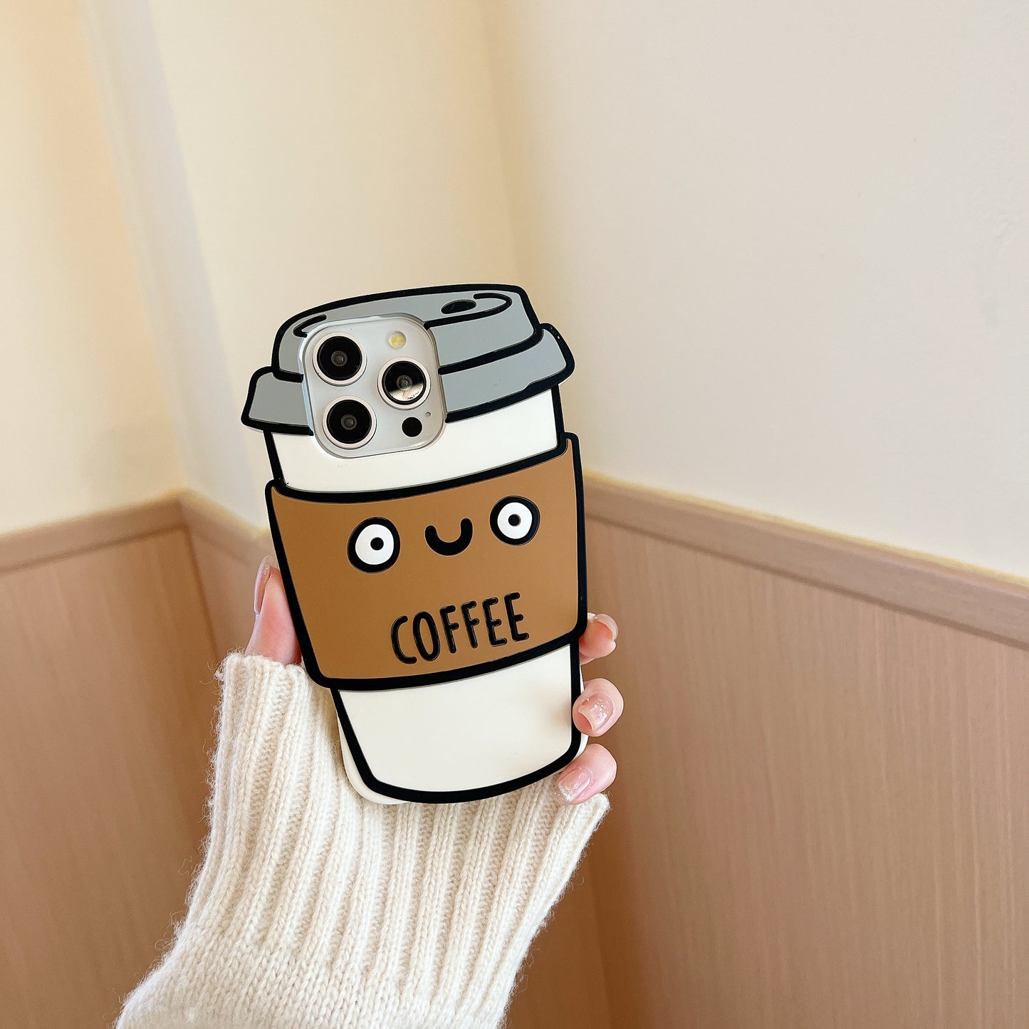 Cute Coffee Cup iPhone Case for iPhone 15/14/13/12/11/Pro/Pro Max