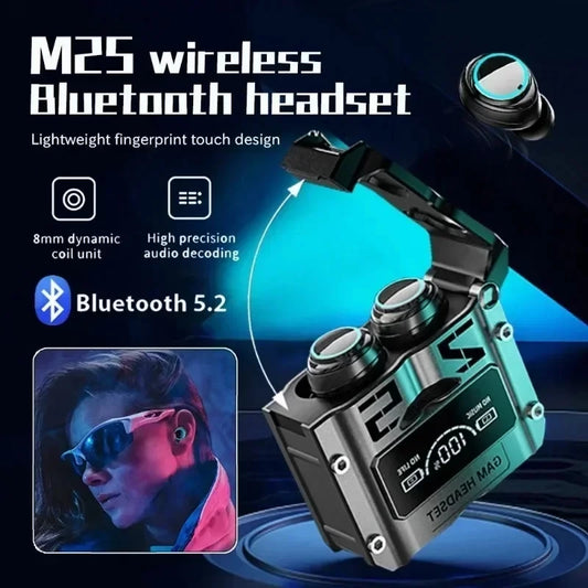 M25 TWS Wireless Earphones Bluetooth Touch ControlWith Microphone