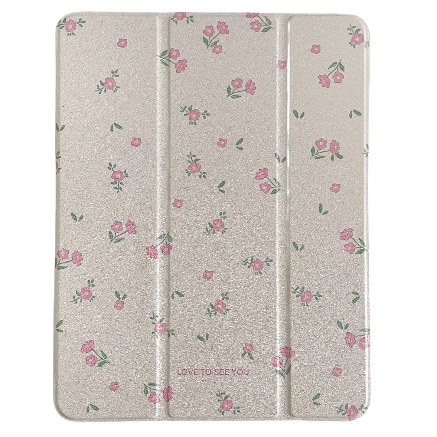 Floral iPad Case with Pen Holder/iPad Cover for iPad 10 Gen(10.9 inch)/iPad Pro/Air/Mini