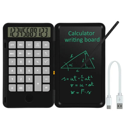 Calculator Writing Rechargeable Digital Tablet Portable Smart LCD Graphics Handwriting Pad Board